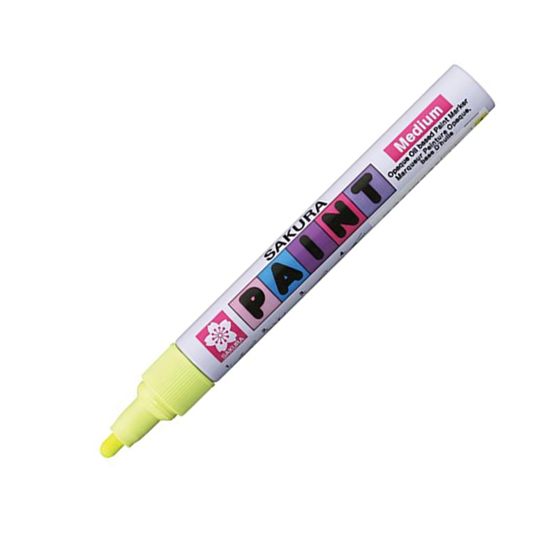 SAKURA Paint Marker 2.0mm Medium #302 Fluorescent Yellow
