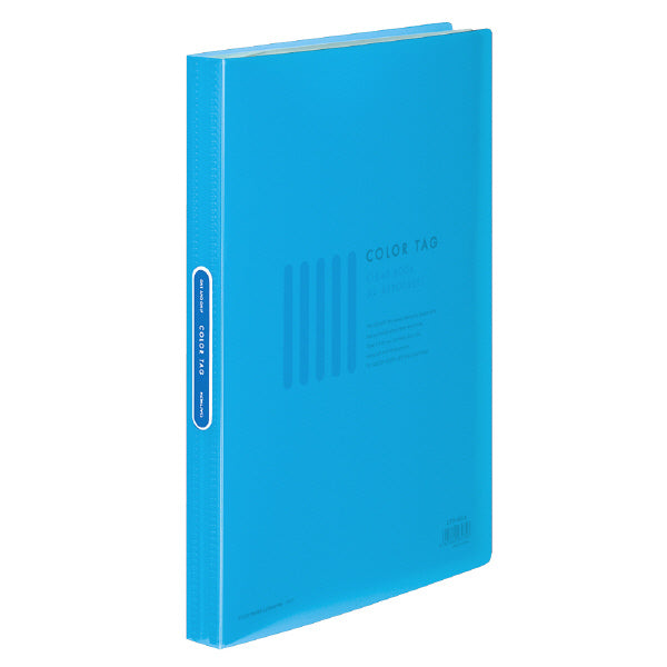 KOKUYO Color Tag Clear Book 40P Light Blue Default Title