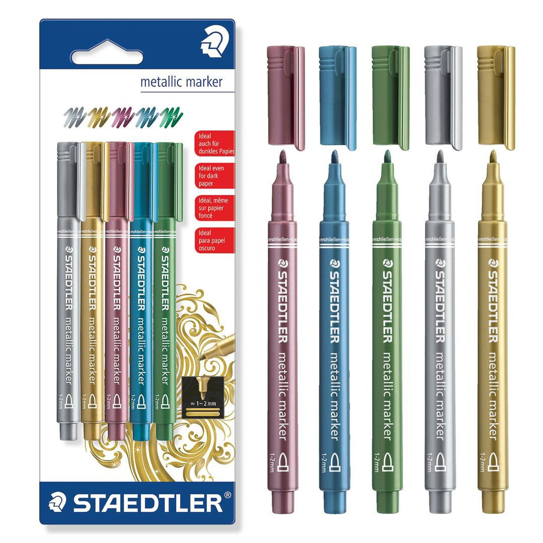 STAEDTLER Metallic Marker Set of 5 Colours