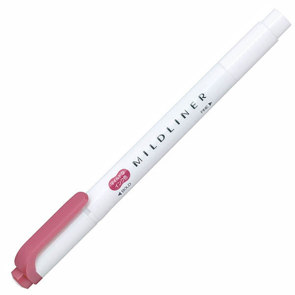 ZEBRA Mildliner Highlighter WKT7 Mild Red
