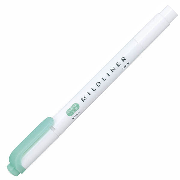 ZEBRA Mildliner Highlighter WKT7 Mild Blue Green