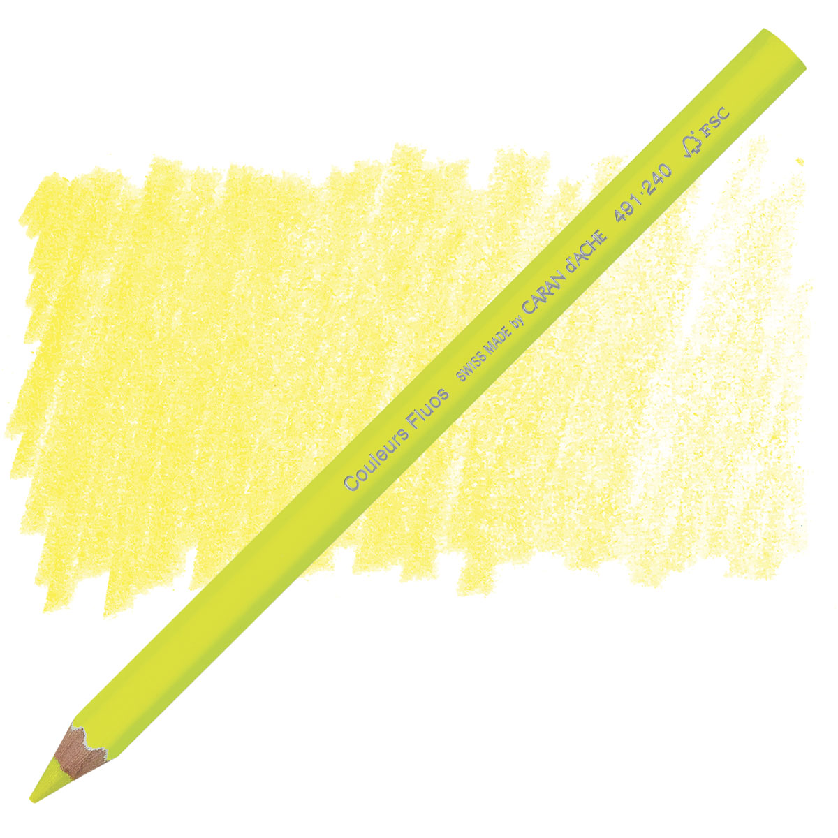 CARAN D'ACHE Colorblock Maxi Fluorescent Yellow Default Title