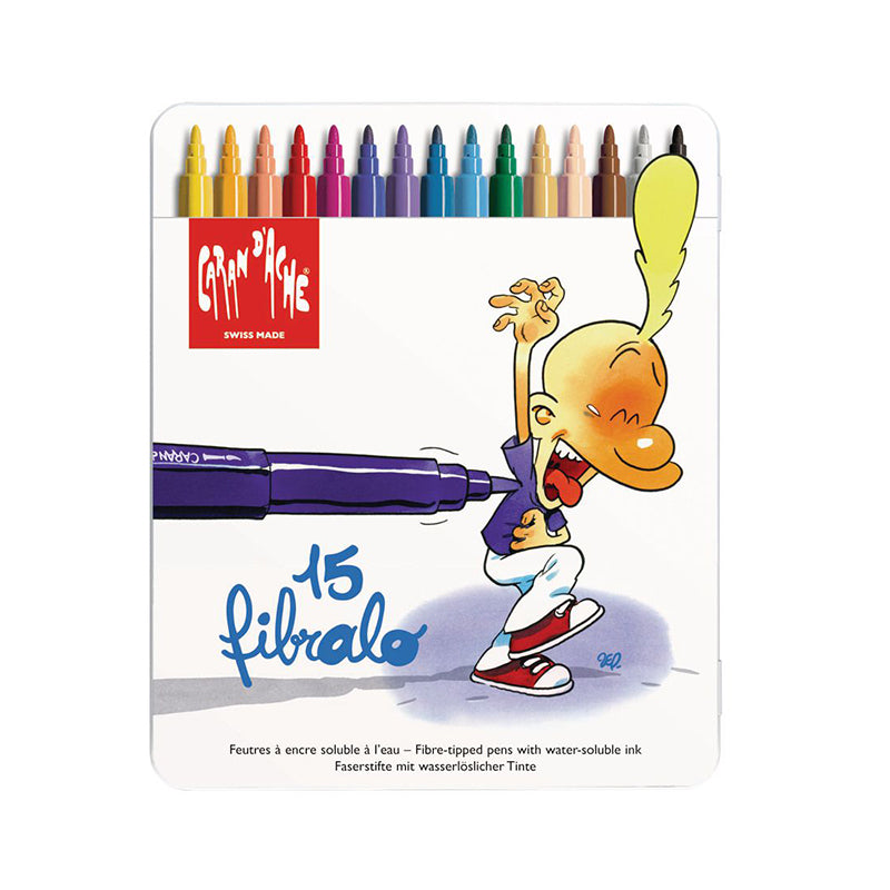 CARAN D'ACHE Fibralo Fibre Pens 15s