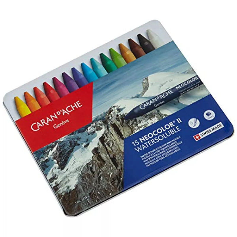 CARAN D'ACHE Neocolor II Pastels Tin of 15