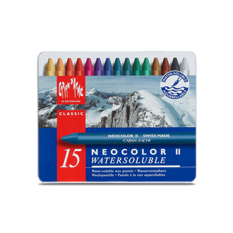 CARAN D'ACHE Neocolor II Pastels Tin of 15