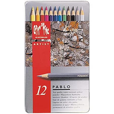 CARAN D'ACHE Pablo 12 Permanent Colour Pencils