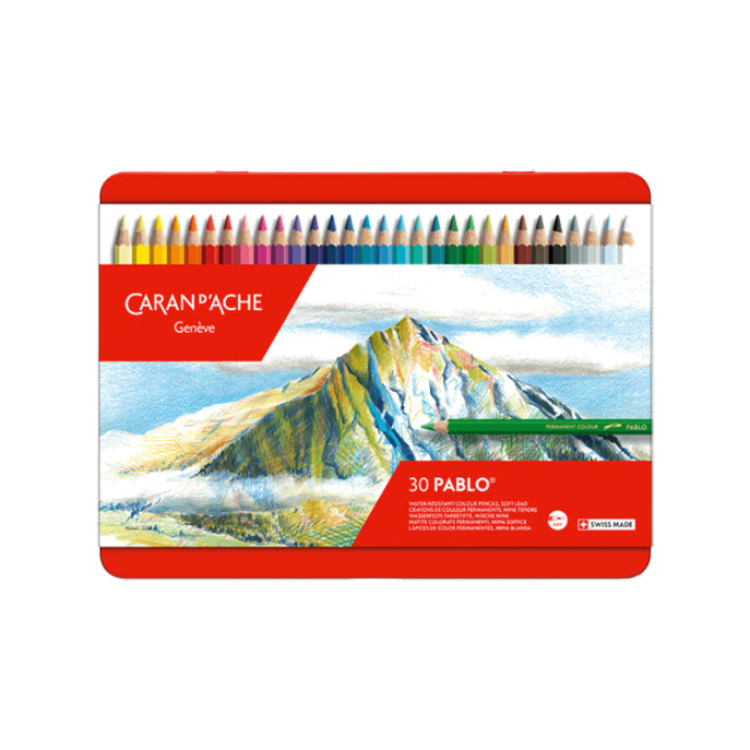 CARAN D'ACHE Pablo 30 Permanent Colour Pencils