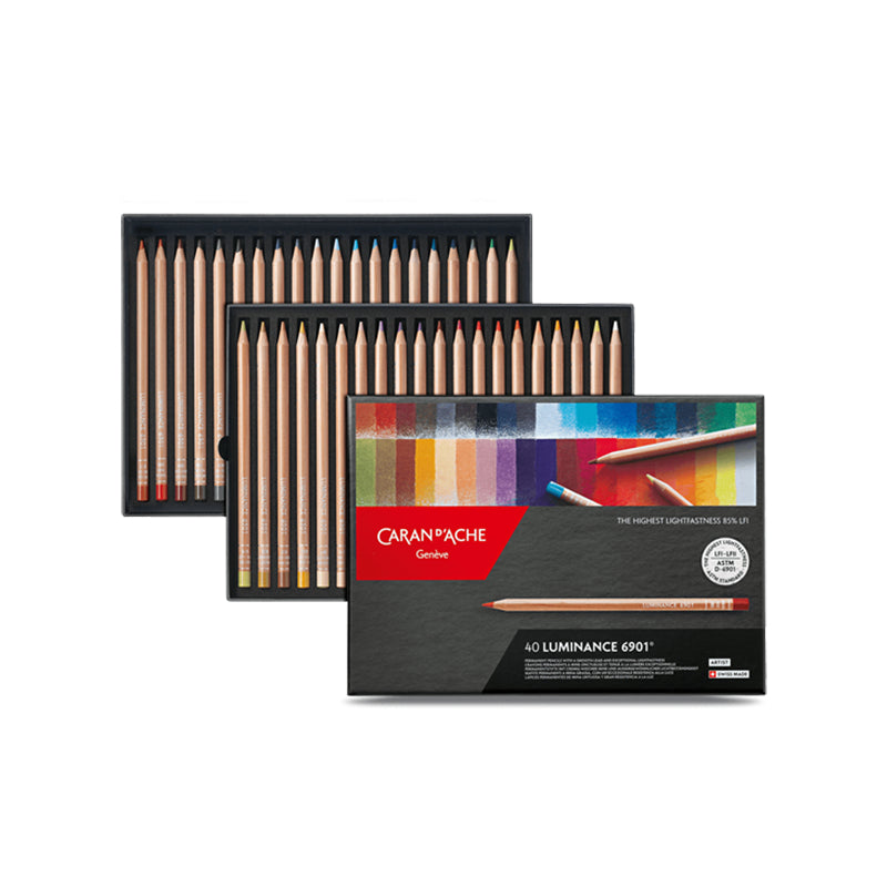 CARAN D'ACHE Luminance 6901 Box of 40s
