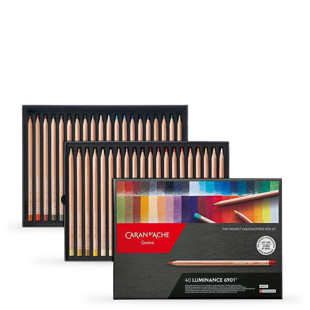 CARAN D'ACHE Luminance 6901 Box of 40s