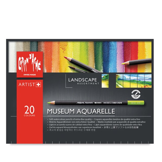 CARAN D'ACHE Museum Aquarelle Landscape Set of 20s