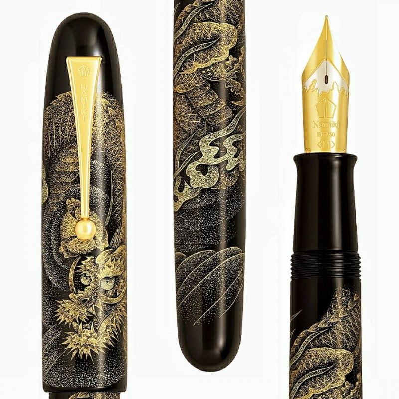 NAMIKI Emperor Collection Chinkin Dragon Fountain Pen-Medium