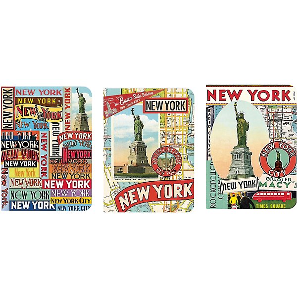 CAVALLINI & CO 3 Mini Notebooks-New York City Default Title