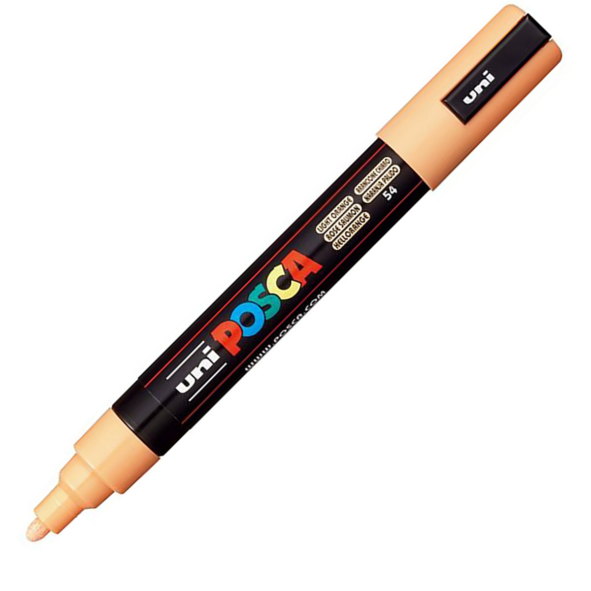 UNI POSCA Marker Medium Bullet 2.5mm Light Orange
