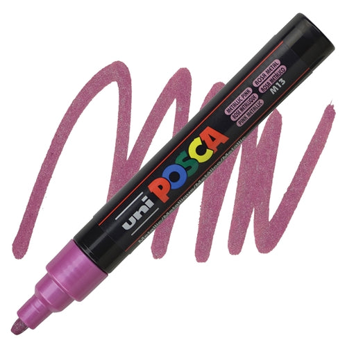 UNI POSCA Marker Medium Bullet 2.5mm Metallic Pink