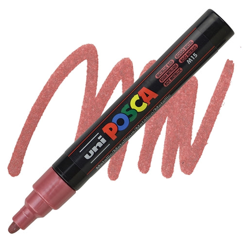 UNI POSCA Marker Medium Bullet 2.5mm Metallic Red