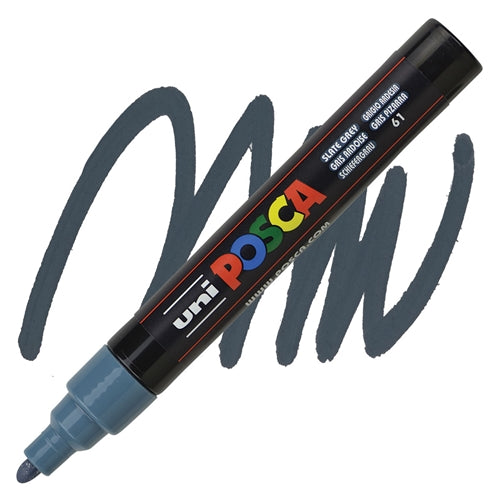 UNI POSCA Marker Medium Bullet 2.5mm Slate Grey