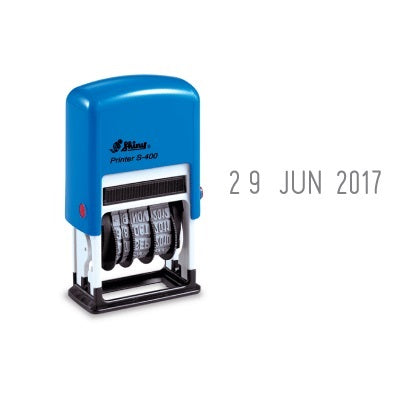 SHINY S-400 Self-Inking Dater Blue