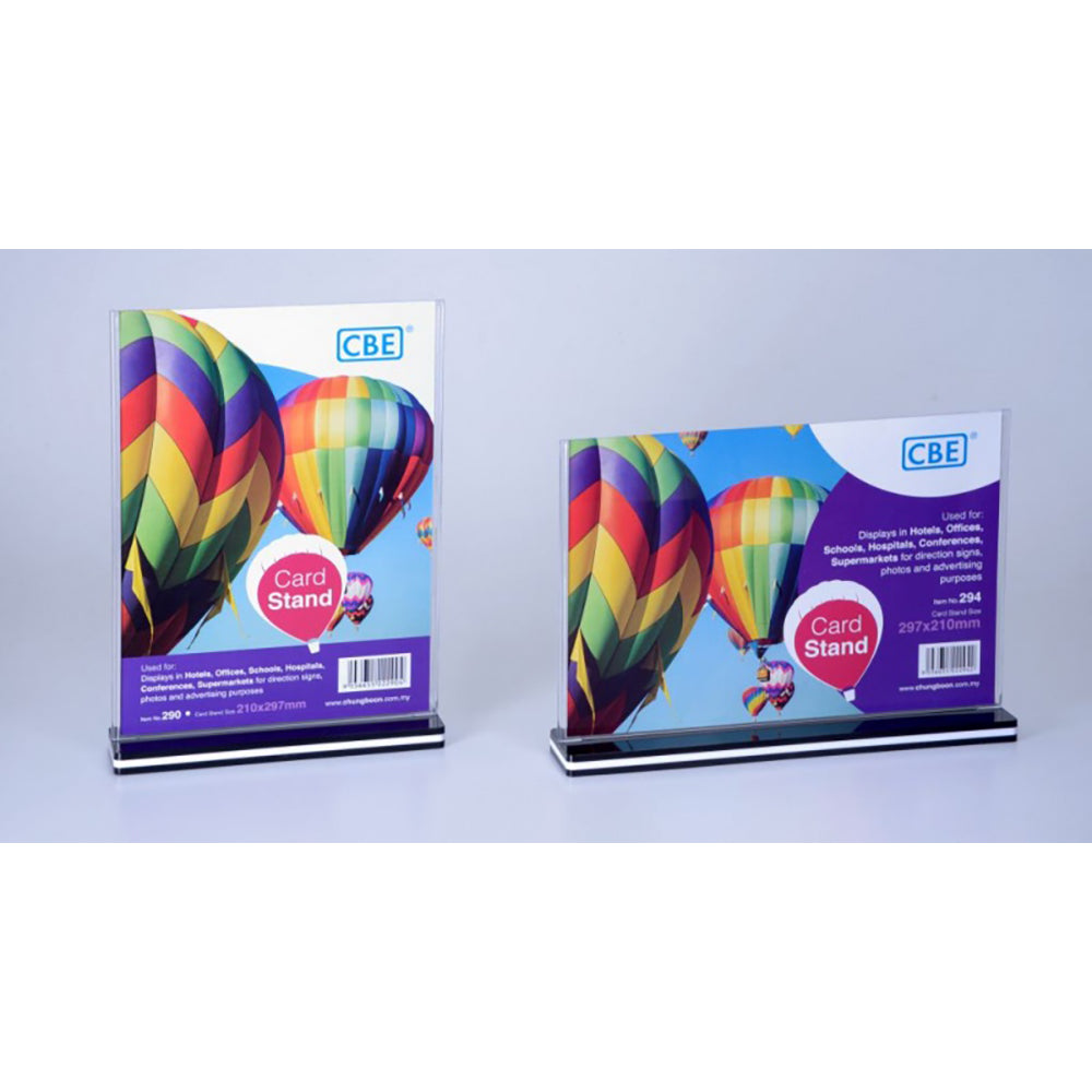 CBE Card Stand 290 A4 Vert