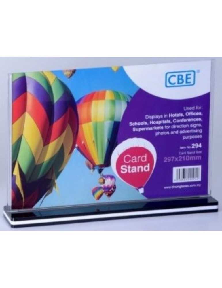CBE Card Stand 294 A4 Horz