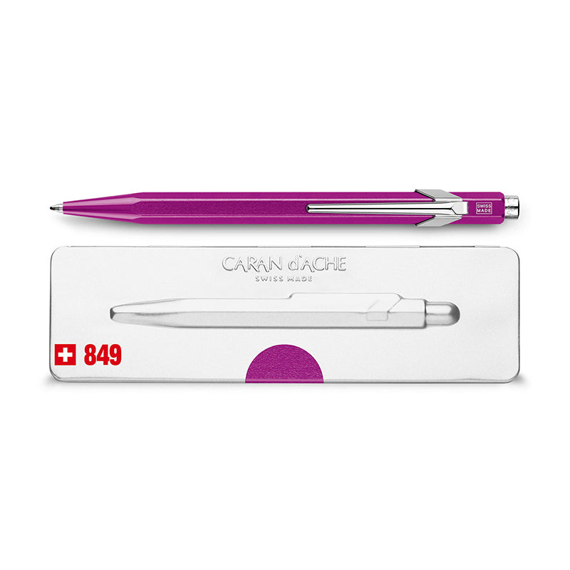 CARAN d'ACHE 849 Ball Pen Pop Line Metallic Purple