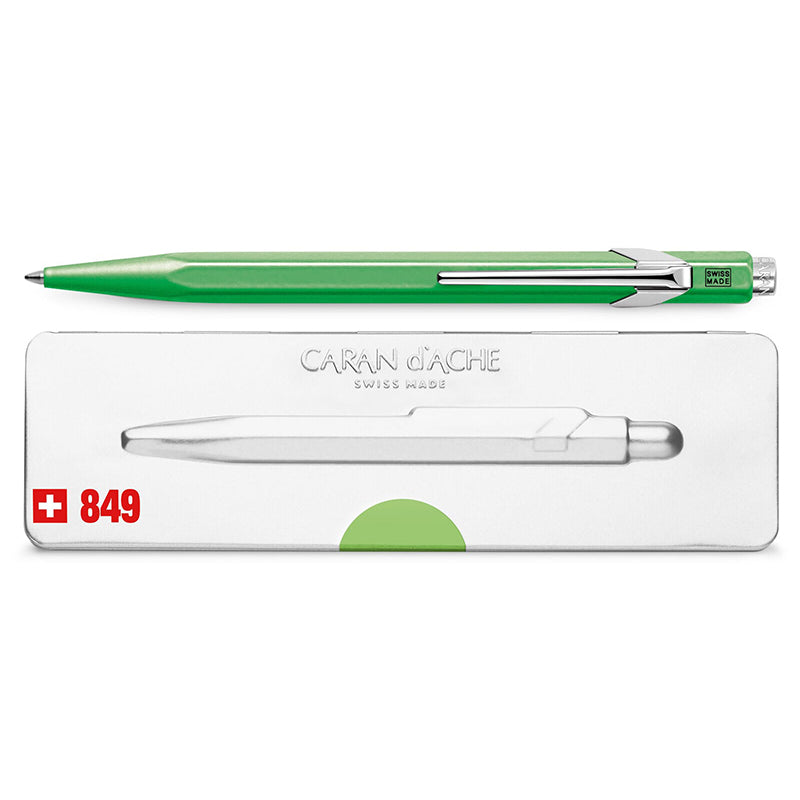 CARAN d'ACHE 849 Ball Pen Pop Line Fluo Yellow Green Default Title