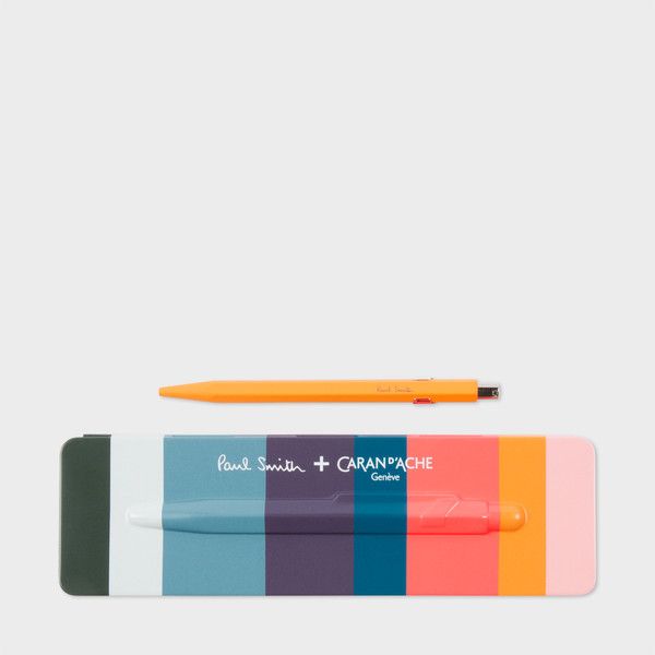 CARAN D'ACHE 849 Ball Pen x Paul Smith Limited Edition Orange Default Title