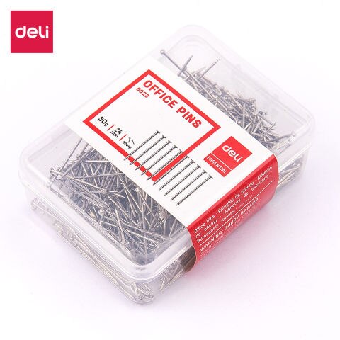 DELI Office Pin E0023 Plastic Box-24mm