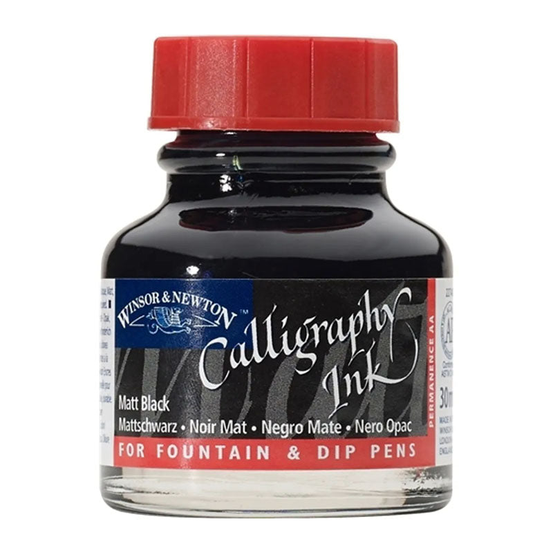 WINSOR & NEWTON Calligraphy Ink 30ml S1 030 Matt Black
