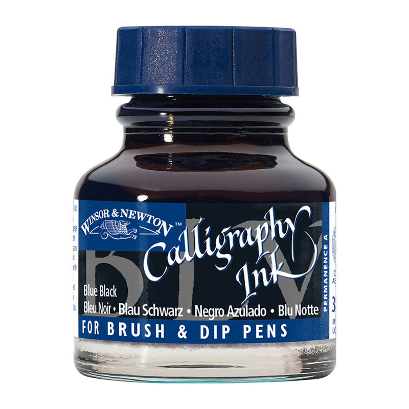 WINSOR & NEWTON Calligraphy Ink 30ml S1 034 Blue Black