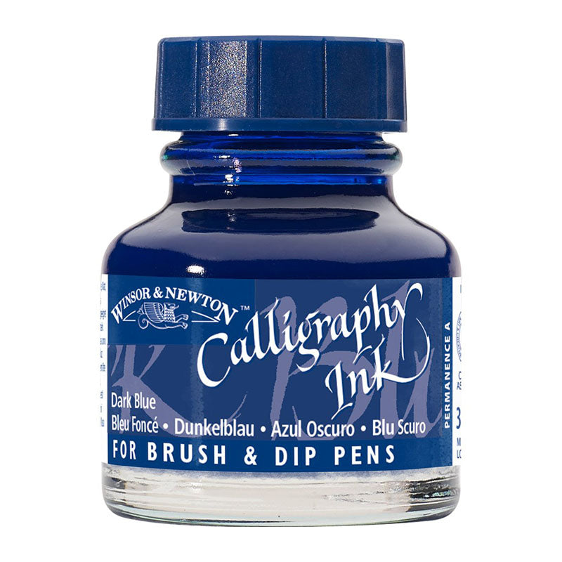WINSOR & NEWTON Calligraphy Ink 30ml S1 222 Dark Blue