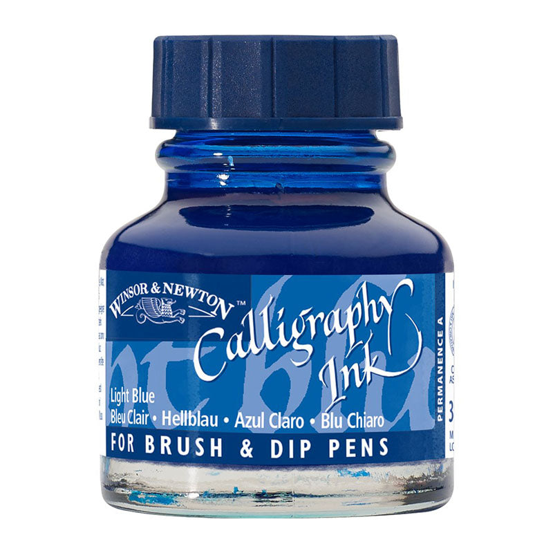 WINSOR & NEWTON Calligraphy Ink 30ml S1 350 Light Blue