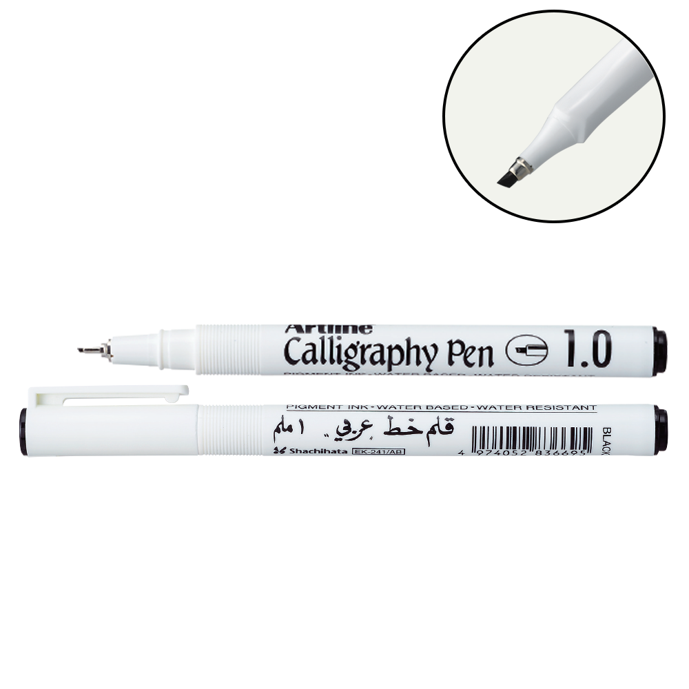 ARTLINE Calligraphy Pen 1.0mm Black (Chisel Type)