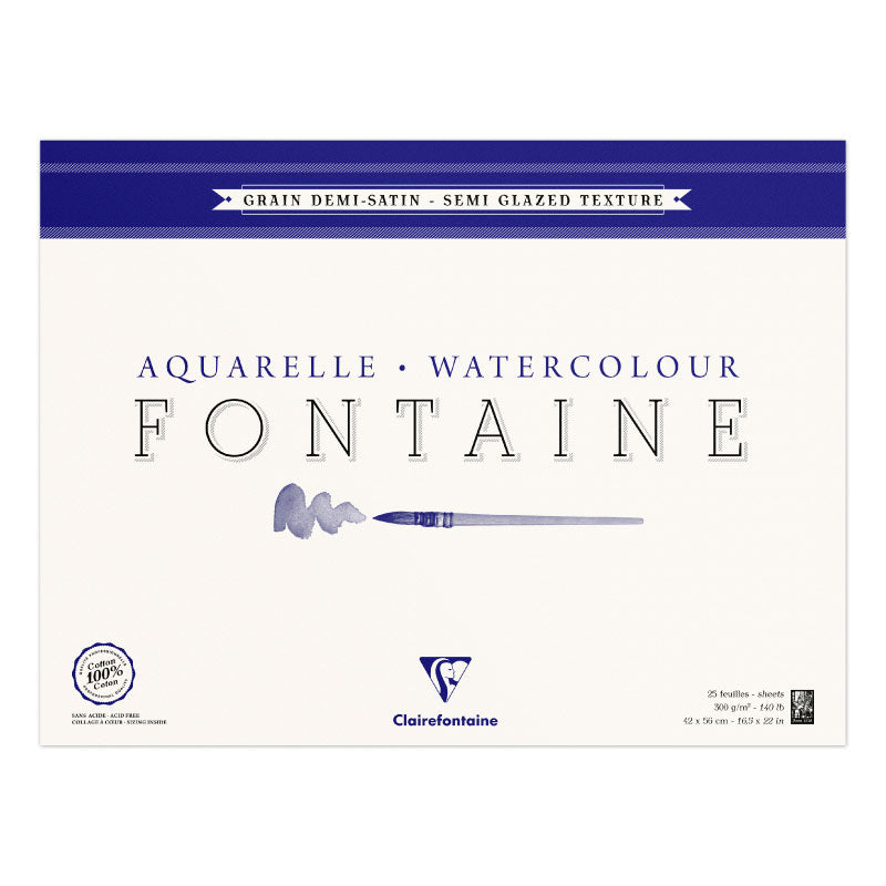 CLAIREFONTAINE Fontaine 4 Sides Semi Glazed 300g 42x56cm 25s
