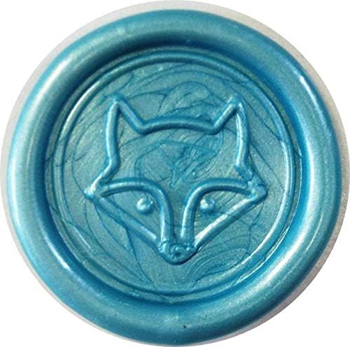 JACQUES HERBIN Pearly Wax Gun Sticks 6x Azure Blue