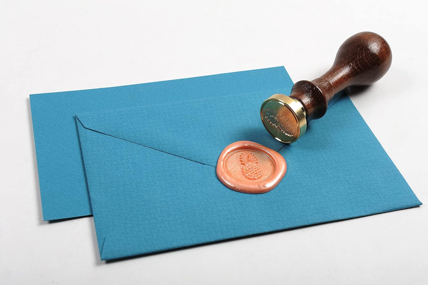 JACQUES HERBIN Pearly Wax Gun Sticks 6x Orange