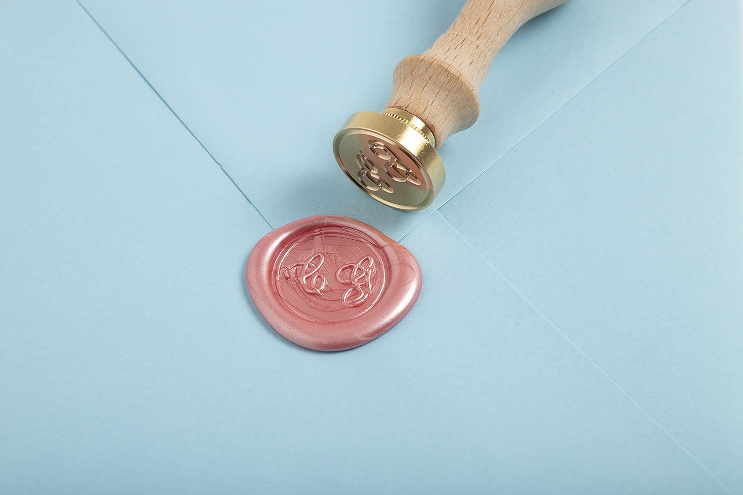 JACQUES HERBIN Pearly Wax Gun Sticks 6x Light Pink