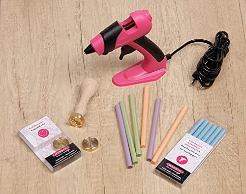 JACQUES HERBIN Pearly Wax Gun Sticks 6x Lilac