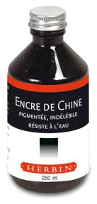 JACQUES HERBIN Indian Ink 250ml Black Default Title