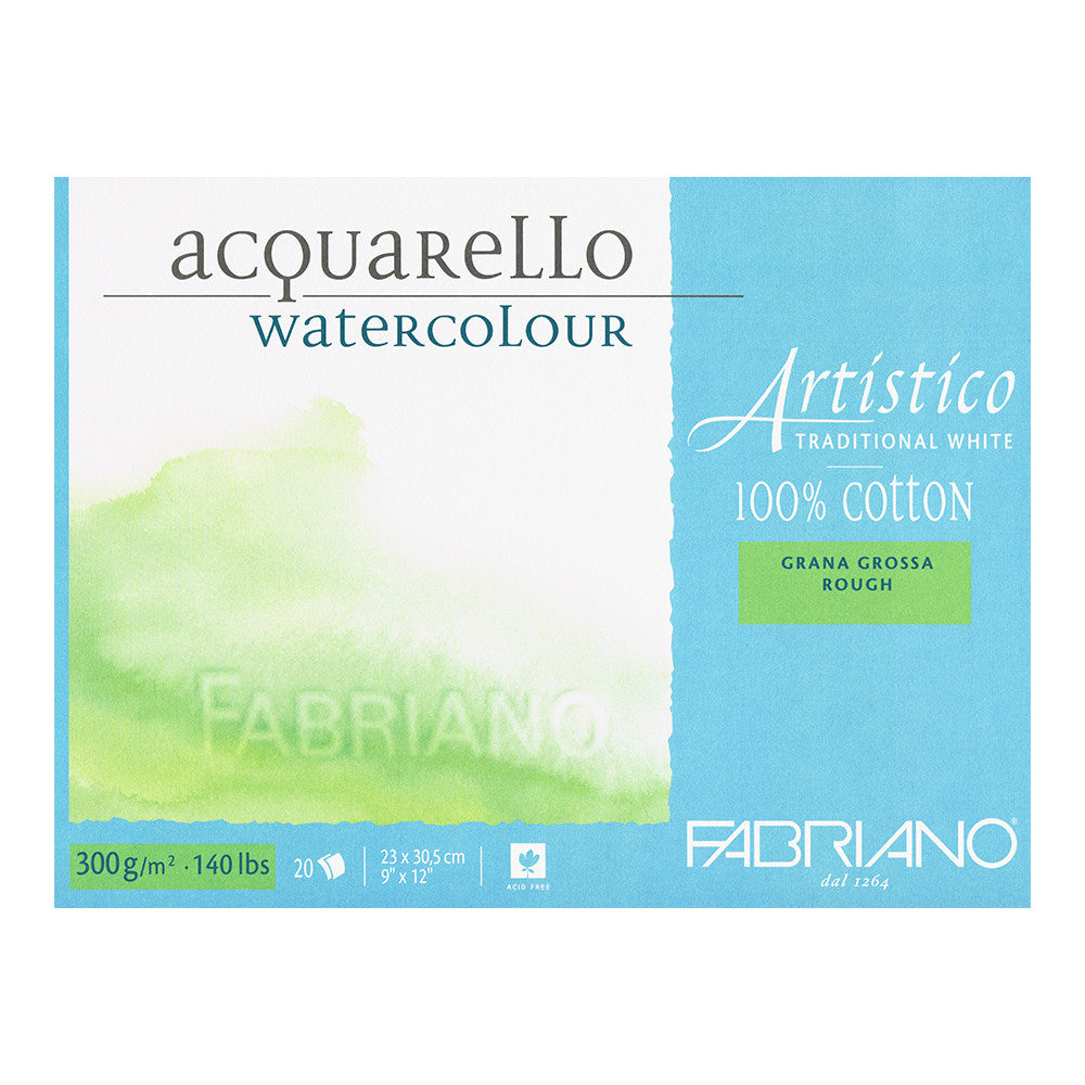 FABRIANO Artistico Cold Pressed 200g 9"x12" 25s