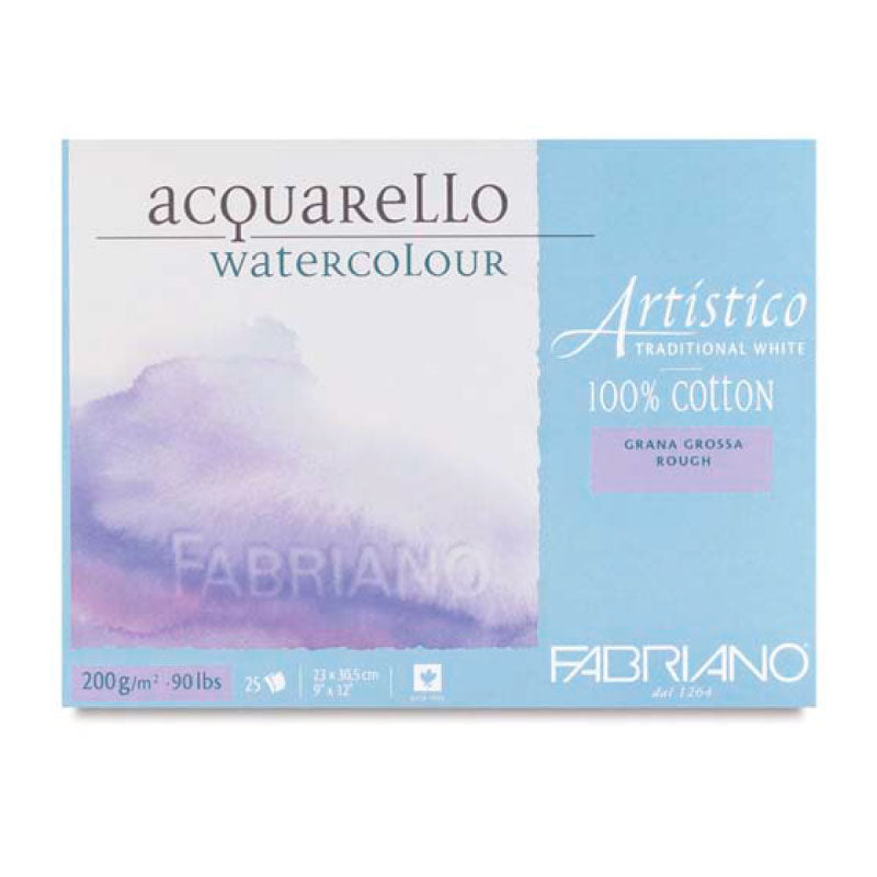 FABRIANO Artistico Rough 200g 9"x12" 25s