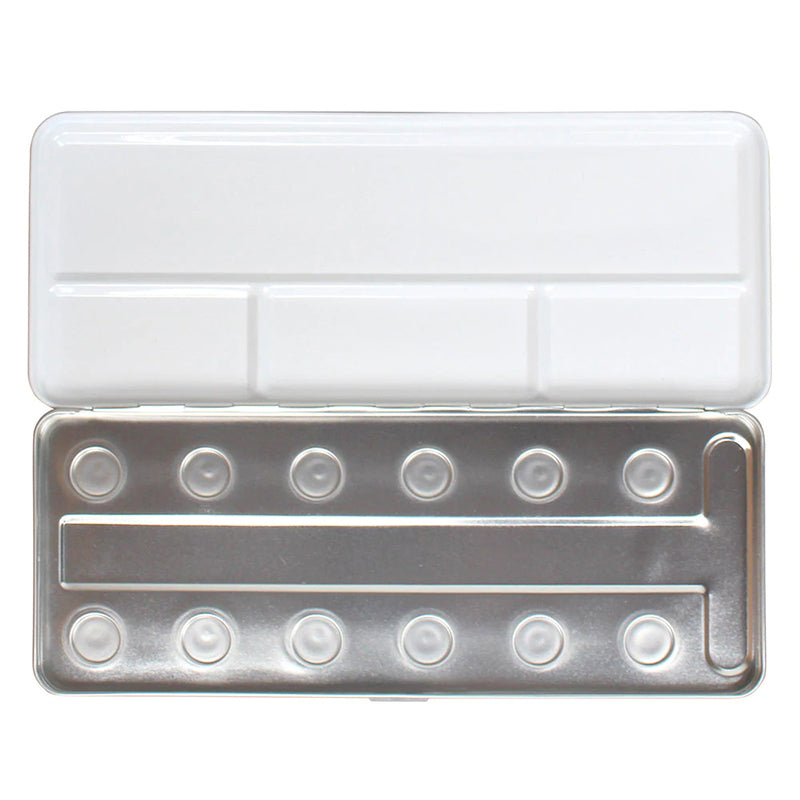 coliro Metal Watercolour Box Empty for 30mm 12c