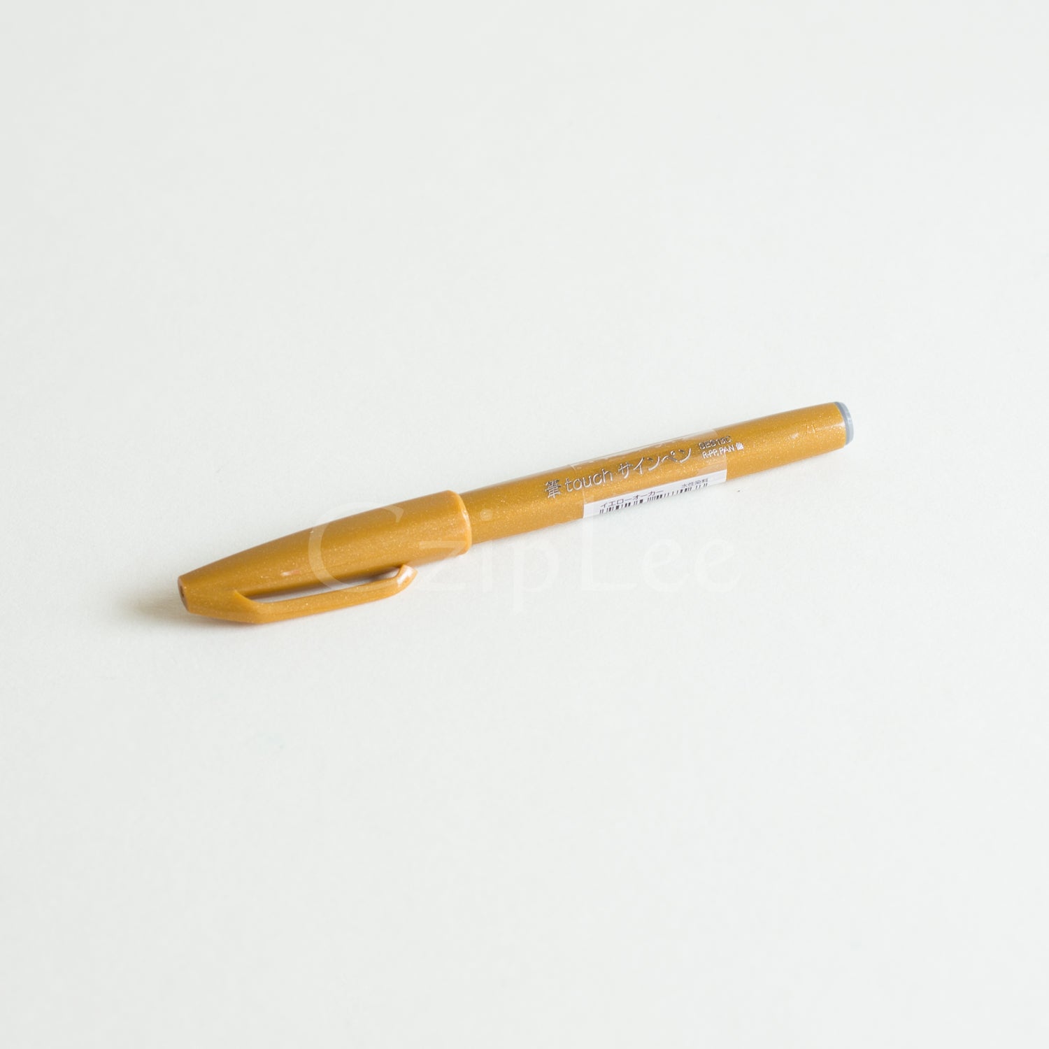 PENTEL Touch Brush Sign Pen-Yellow Ochre