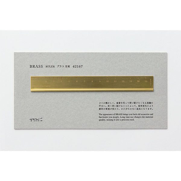 TRAVELERS Brass Ruler