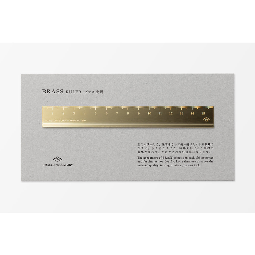 TRAVELERS Brass Ruler