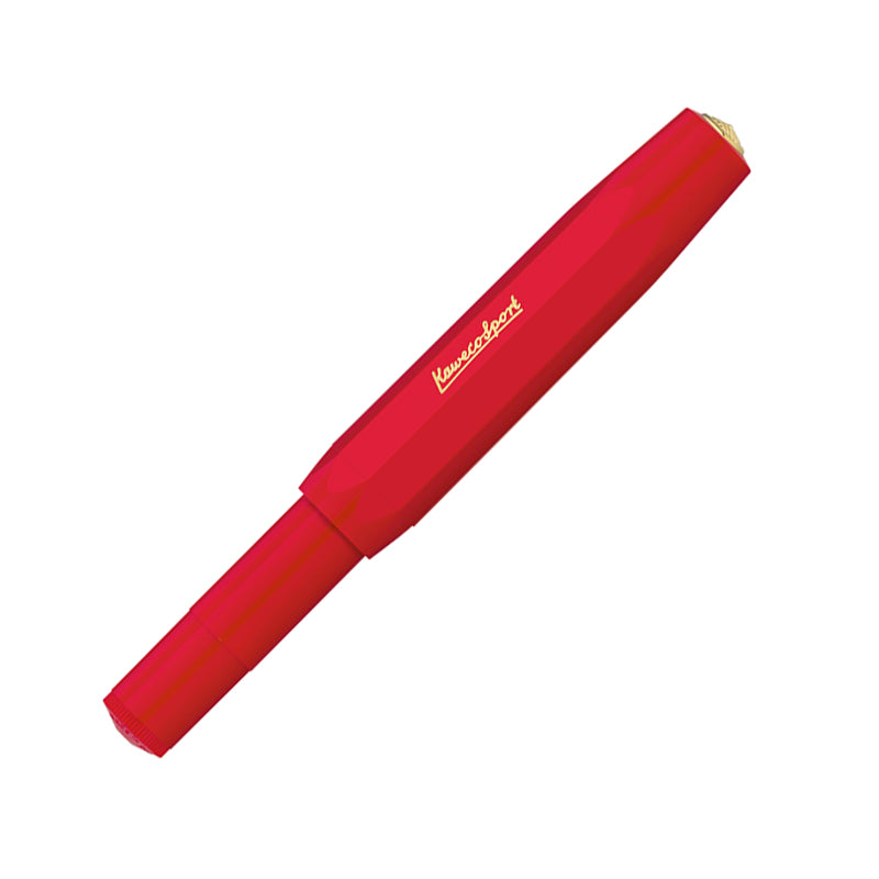 KAWECO Classic Sport Red Fountain Pen-Medium Default Title