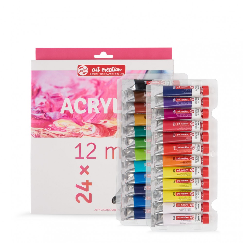 TALENS Art Creation Essentials Acrylic Set 24x12ml