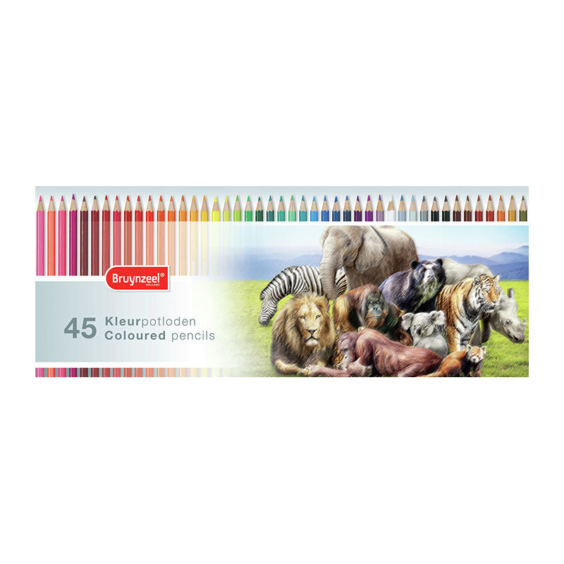 BRUYNZEEL Colour Pencils Tin of 45 5012M45 Default Title