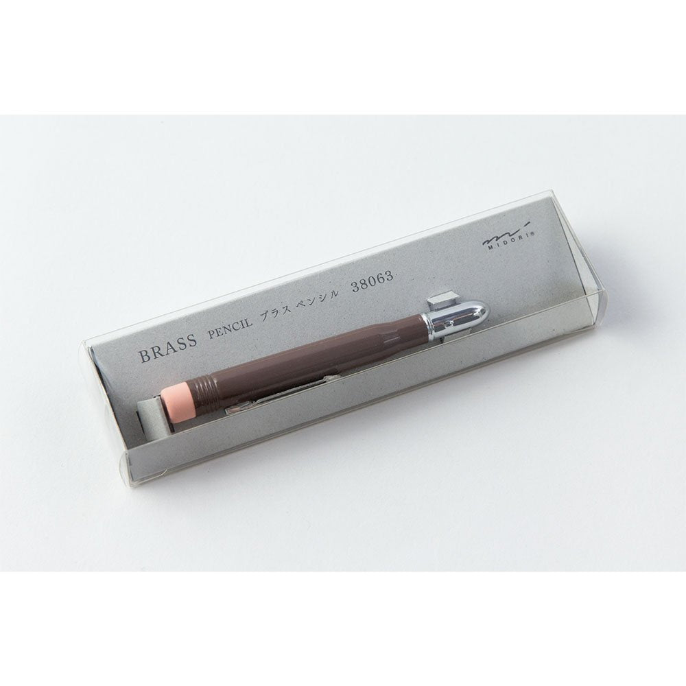 TRAVELERS Brass Pencil Coated Brown