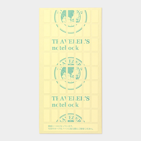 TRAVELERS Notebook Refill 010 Double-Sided Sticker