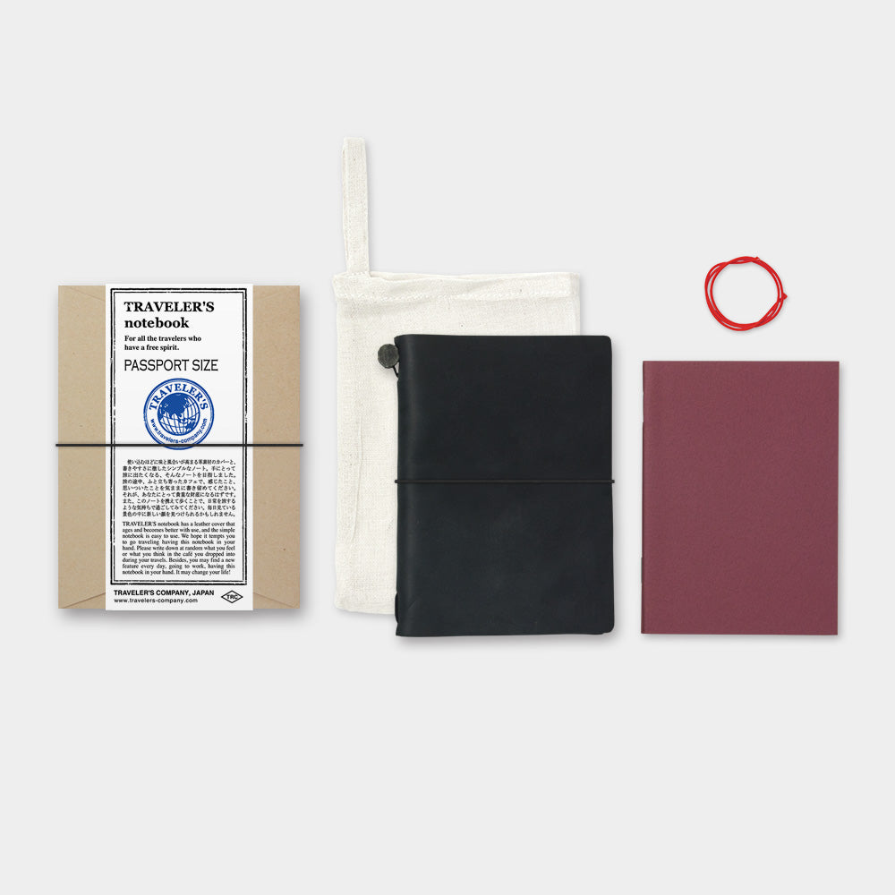 TRAVELERS Notebook Passport Size Black